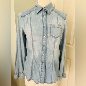 Guess jean shirt